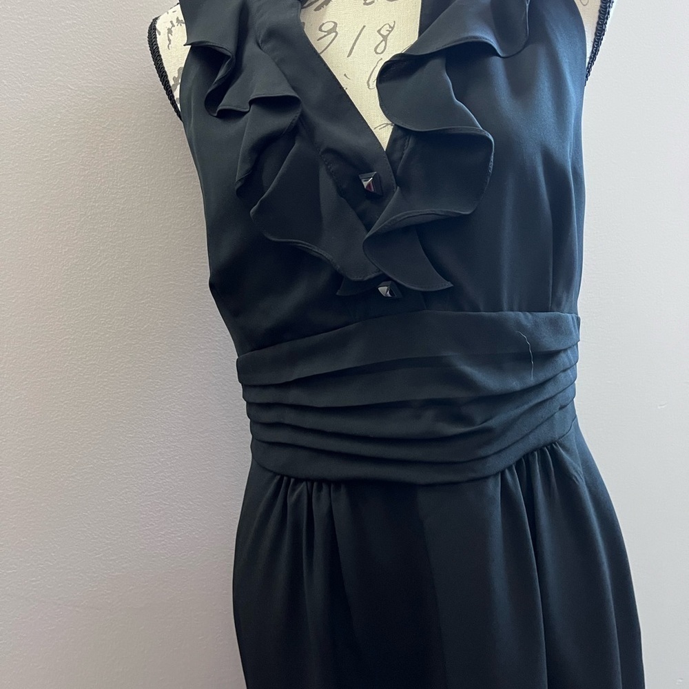 Gianni Bini Black Ruffle Dress - Picture 4 of 8